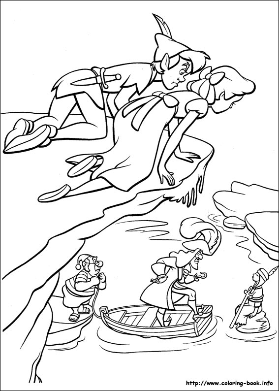 Peter Pan coloring picture